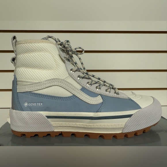 Vans Sk8-Hi MTE 3 Gore-Tex Shoes Womens 11 Men’s 9.5 Ultracush White Blue 507698 - Picture 1 of 12